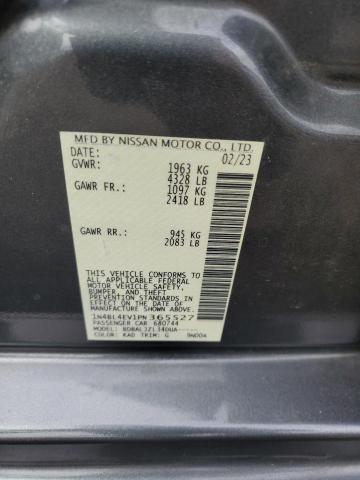 1N4BL4EV1PN365527 - 2023 NISSAN ALTIMA SL GRAY photo 12