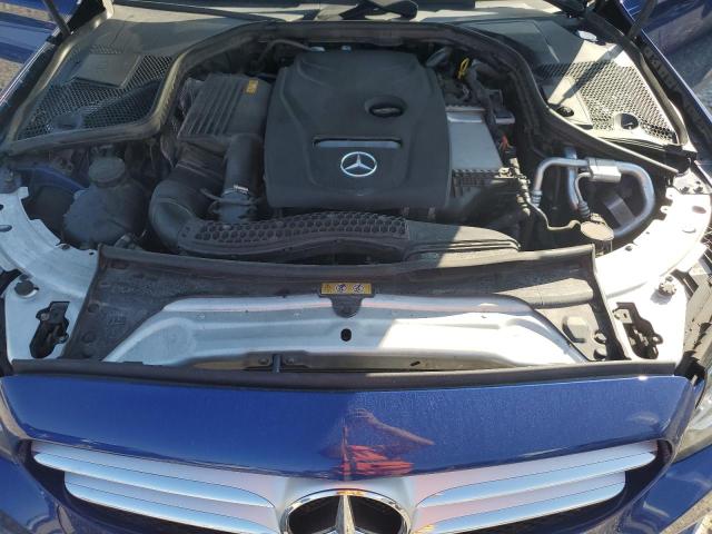55SWF4KB2JU260741 - 2018 MERCEDES-BENZ C 300 4MATIC BLUE photo 11