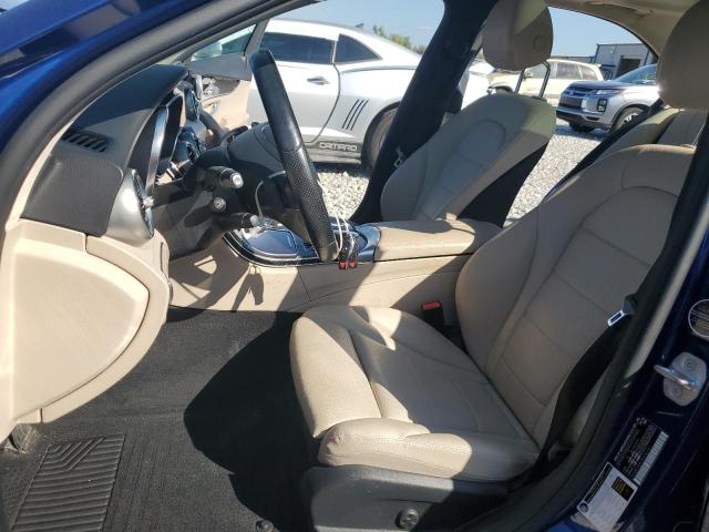 55SWF4KB2JU260741 - 2018 MERCEDES-BENZ C 300 4MATIC BLUE photo 7