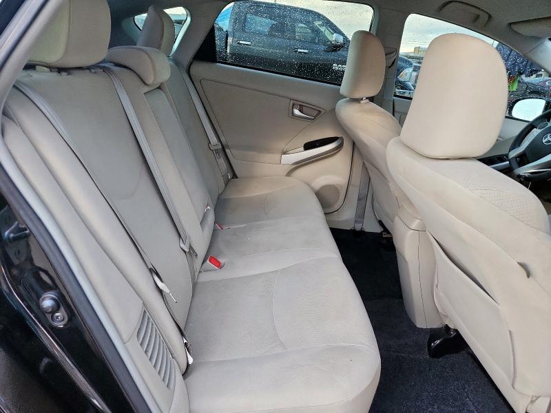 JTDKN3DU4D5589345 - 2013 TOYOTA PRIUS BLACK photo 10