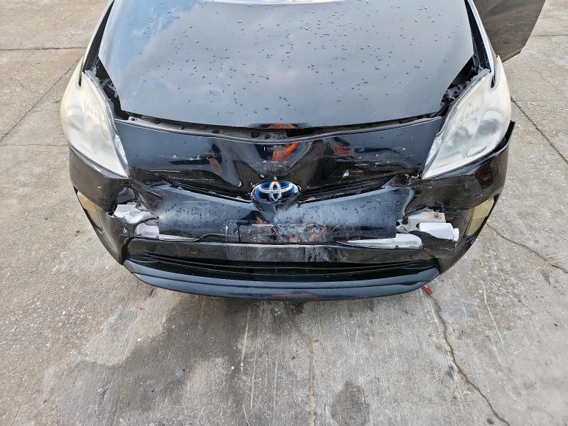 JTDKN3DU4D5589345 - 2013 TOYOTA PRIUS BLACK photo 11