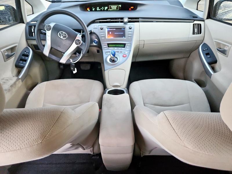 JTDKN3DU4D5589345 - 2013 TOYOTA PRIUS BLACK photo 8