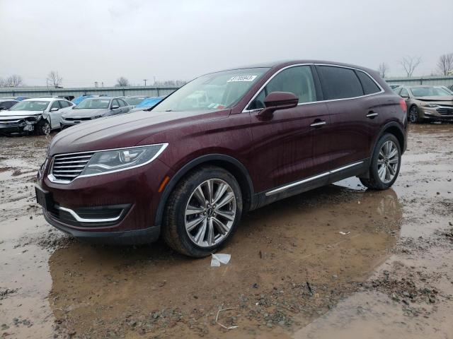 2LMPJ8LP0HBL37071 - 2017 LINCOLN MKX RESERVE كستنائي صورة 1