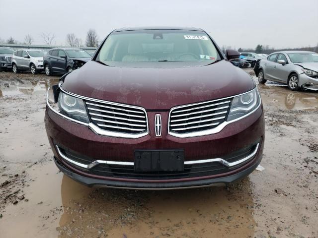 2LMPJ8LP0HBL37071 - 2017 LINCOLN MKX RESERVE MAROON photo 5