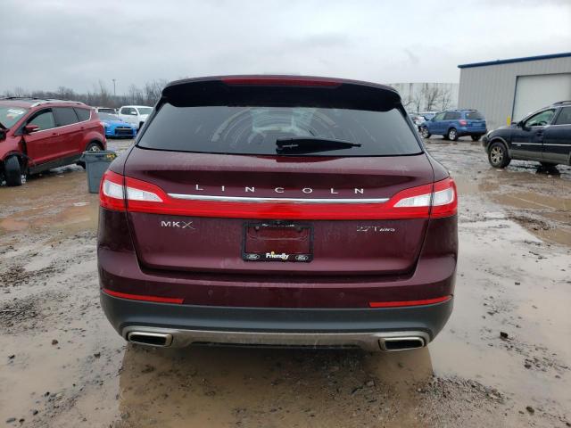 2LMPJ8LP0HBL37071 - 2017 LINCOLN MKX RESERVE كستنائي صورة 6