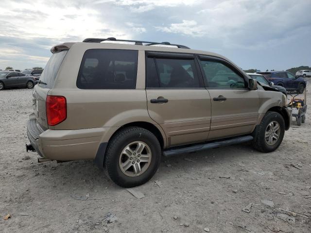 2HKYF186X3H527390 - 2003 HONDA PILOT EXL 金色 照片 3