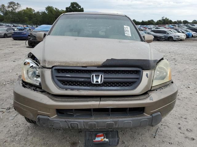 2HKYF186X3H527390 - 2003 HONDA PILOT EXL 金色 照片 5