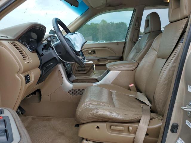 2HKYF186X3H527390 - 2003 HONDA PILOT EXL 金色 照片 7