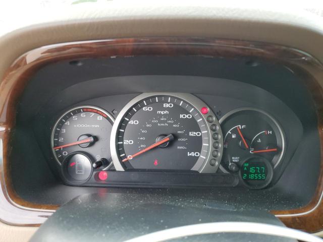 2HKYF186X3H527390 - 2003 HONDA PILOT EXL 金色 照片 9