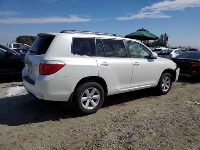 JTEDS41A182017086 - 2008 TOYOTA HIGHLANDER WHITE photo 3