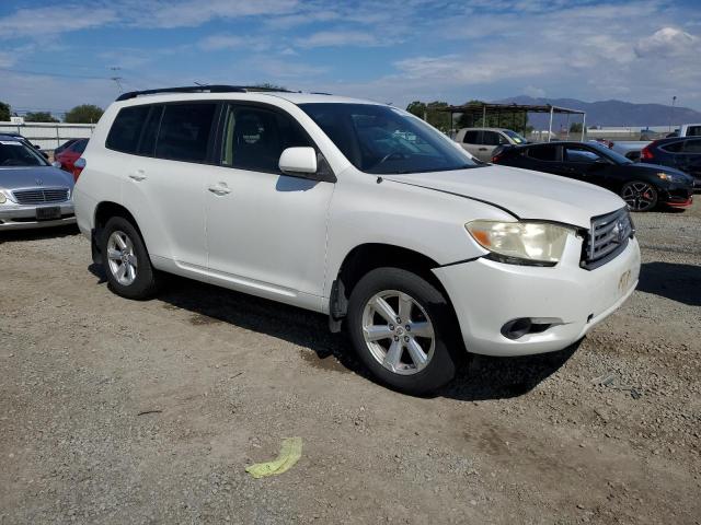 JTEDS41A182017086 - 2008 TOYOTA HIGHLANDER WHITE photo 4