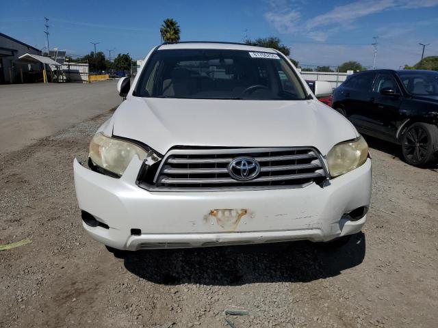 JTEDS41A182017086 - 2008 TOYOTA HIGHLANDER WHITE photo 5
