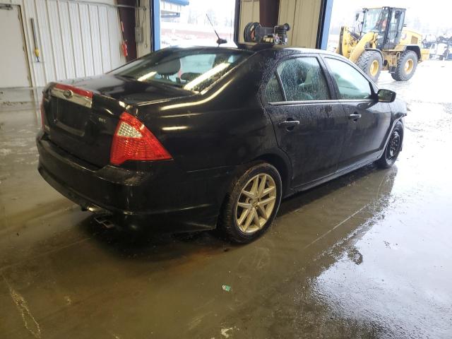 3FAHP0JA4BR262960 - 2011 FORD FUSION SEL BLACK photo 3