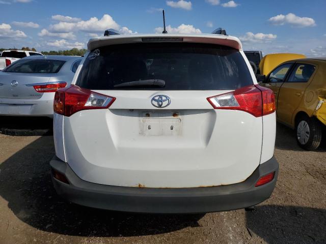 2T3RFREV9DW108018 - 2013 TOYOTA RAV4 XLE WHITE photo 6