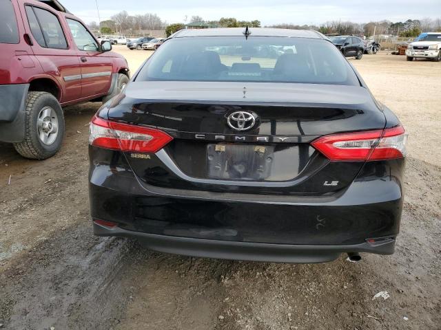 4T1C11AK9LU500537 - 2020 TOYOTA CAMRY LE BLACK photo 6