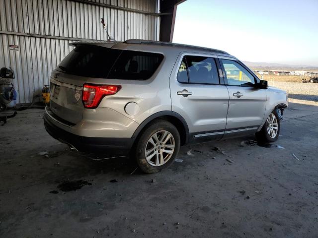 1FM5K8D84JGA69230 - 2018 FORD EXPLORER XLT Արծաթագույն լուսանկար 3