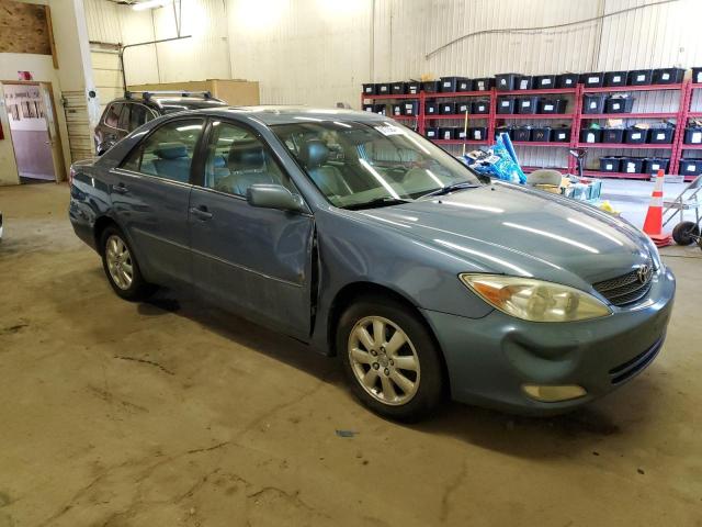 4T1BF30K54U581418 - 2004 TOYOTA CAMRY LE BLUE photo 4