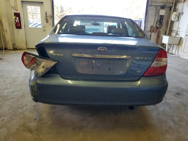 4T1BF30K54U581418 - 2004 TOYOTA CAMRY LE BLUE photo 6