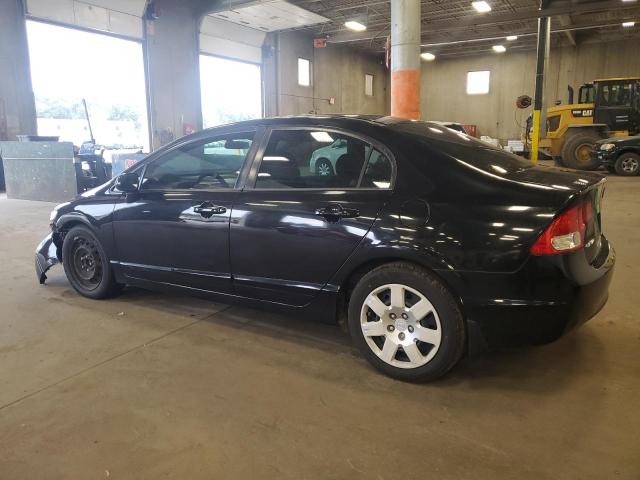 2HGFA16589H367951 - 2009 HONDA CIVIC LX BLACK photo 2