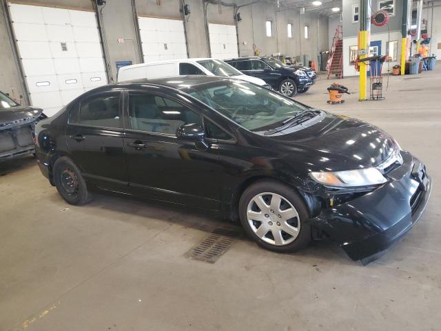 2HGFA16589H367951 - 2009 HONDA CIVIC LX BLACK photo 4