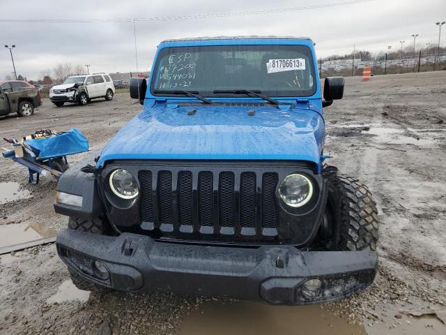 1C4HJXDN7PW544081 - 2023 JEEP WRANGLER SPORT BLUE photo 5