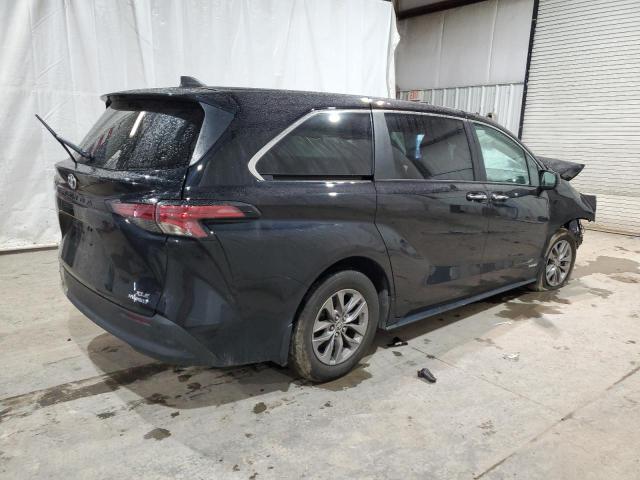 5TDYSKFC2MS008520 - 2021 TOYOTA SIENNA XLE BLACK photo 3