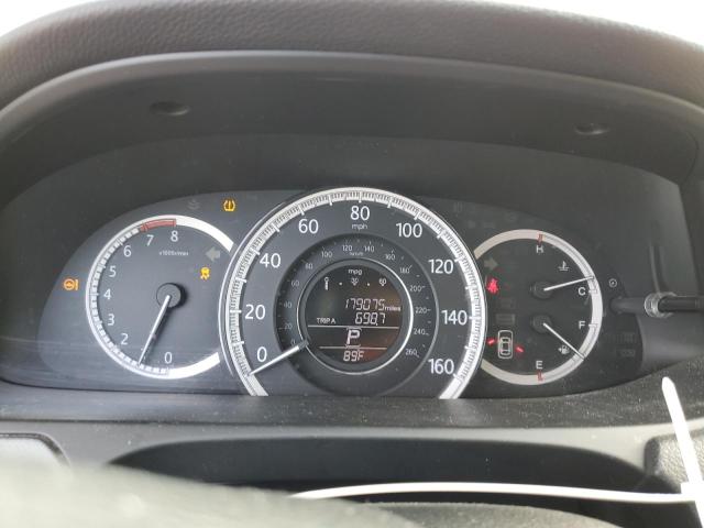 JHMCR2F39DC000372 - 2013 HONDA ACCORD LX WHITE photo 9