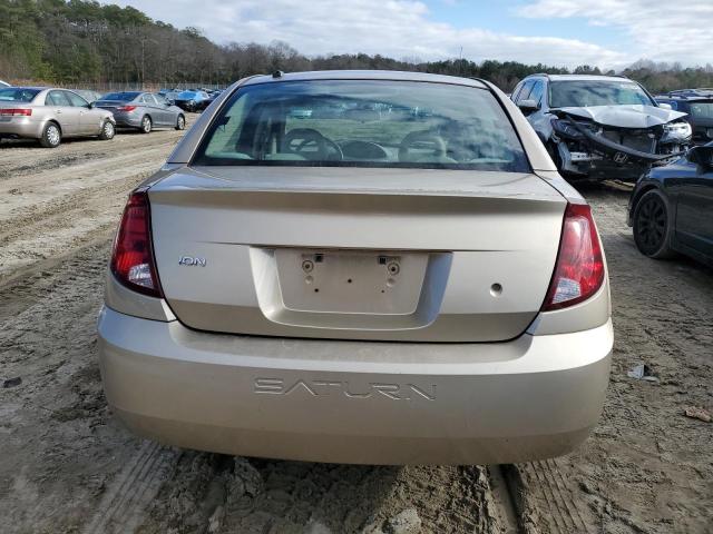 1G8AJ55F57Z102423 - 2007 SATURN ION LEVEL 2 ოქროსფერი ფოტო 6