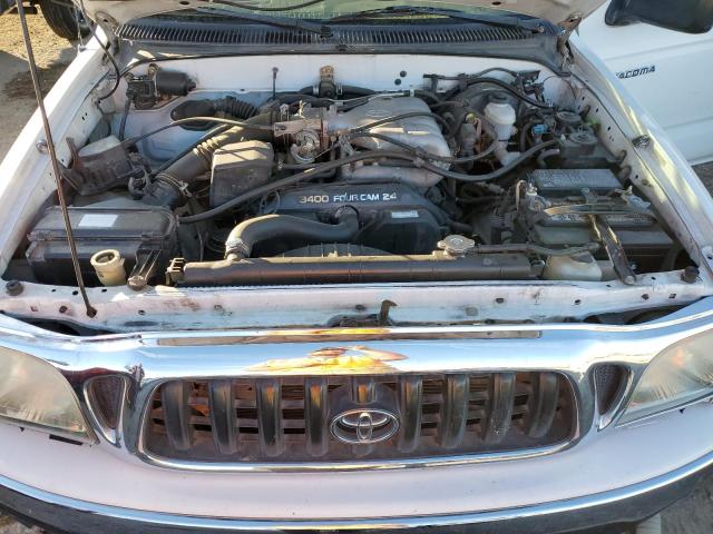 5TEGN92N71Z839710 - 2001 TOYOTA TACOMA DOUBLE CAB PRERUNNER WHITE photo 11