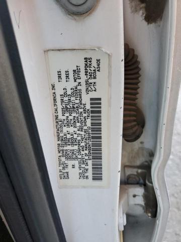 5TEGN92N71Z839710 - 2001 TOYOTA TACOMA DOUBLE CAB PRERUNNER WHITE photo 12