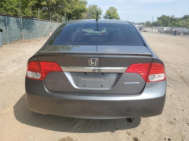 JHMFA362X9S009211 - 2009 HONDA CIVIC HYBRID GRAY photo 6