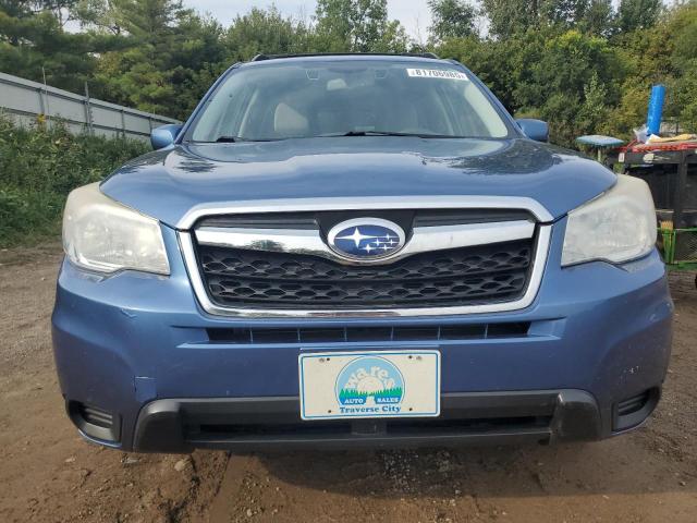 JF2SJAFCXFH546216 - 2015 SUBARU FORESTER 2.5I PREMIUM 蓝色 照片 5