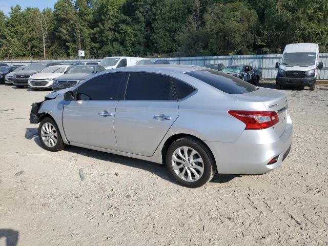 3N1AB7AP7KY245229 - 2019 NISSAN SENTRA S SILVER photo 2