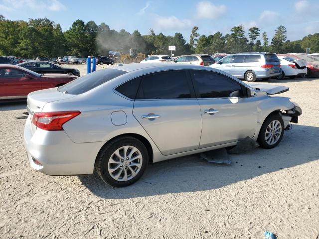 3N1AB7AP7KY245229 - 2019 NISSAN SENTRA S SILVER photo 3