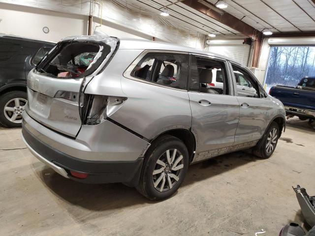 5FNYF6H54MB099028 - 2021 HONDA PILOT EXL SILVER photo 3