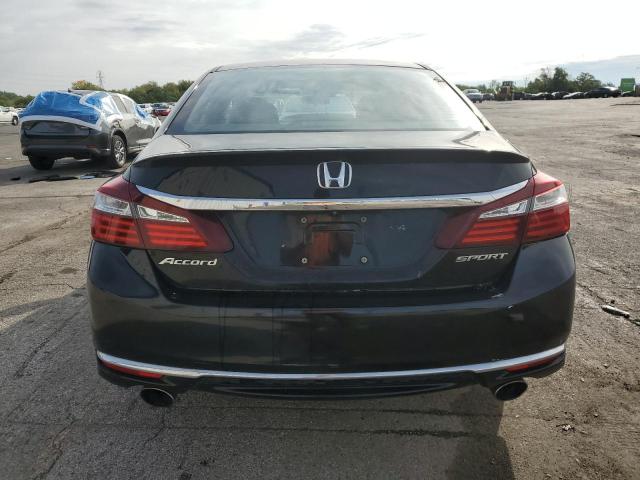 1HGCR2F60GA136693 - 2016 HONDA ACCORD SPORT Սև լուսանկար 6