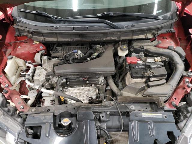 5N1AT2MV1HC771814 - 2017 NISSAN ROGUE SV RED photo 11