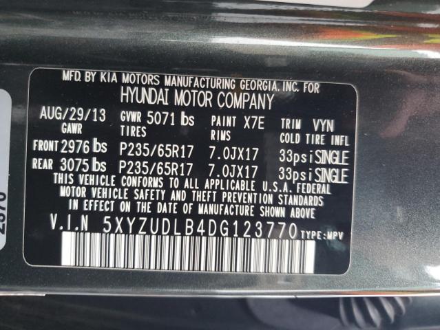 5XYZUDLB4DG123770 - 2013 HYUNDAI SANTA FE SPORT Boz foto 13