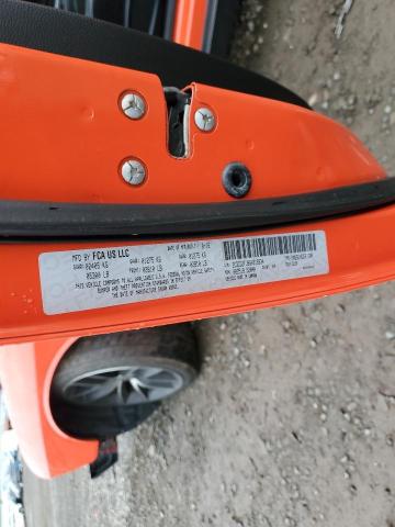 2C3CDZFJ9GH316934 - 2016 DODGE CHALLENGER R/T SCAT PACK ORANGE photo 13