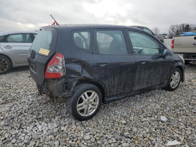 JHMGD38637S004702 - 2007 HONDA FIT S 黑色 照片 3