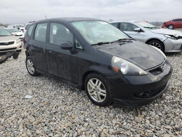 JHMGD38637S004702 - 2007 HONDA FIT S 黑色 照片 4
