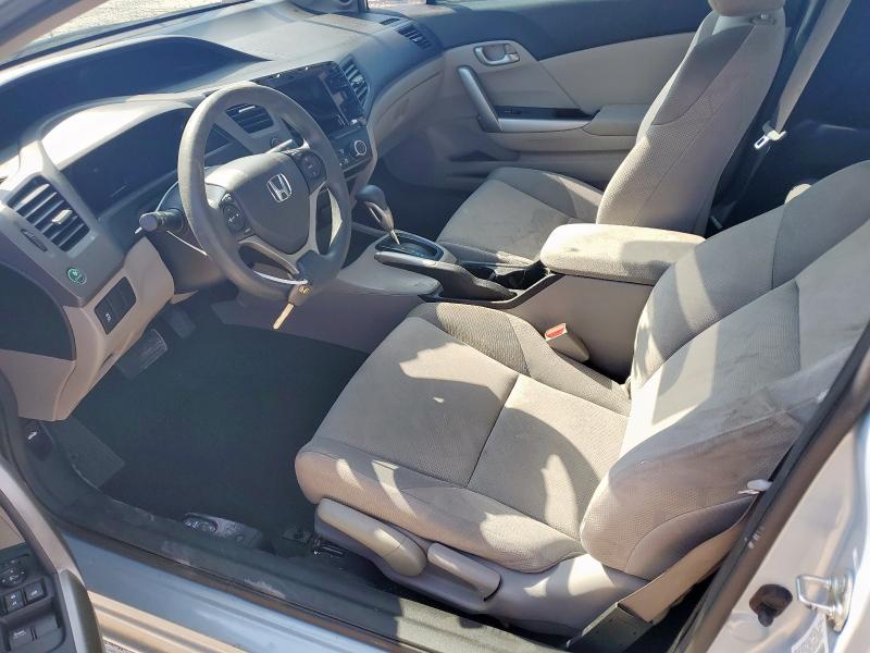 2HGFG3B50CH517378 - 2012 HONDA CIVIC LX SILVER photo 7