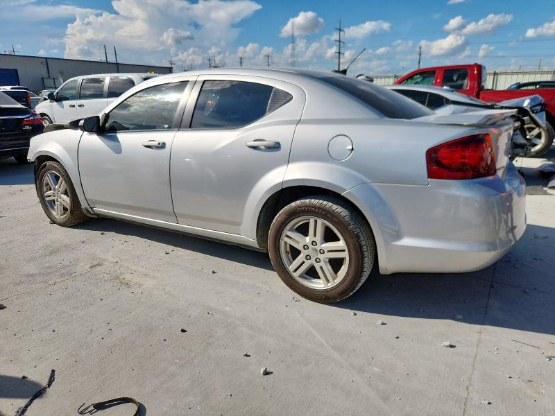 1C3CDZCB3CN224653 - 2012 DODGE AVENGER SXT SILVER photo 2