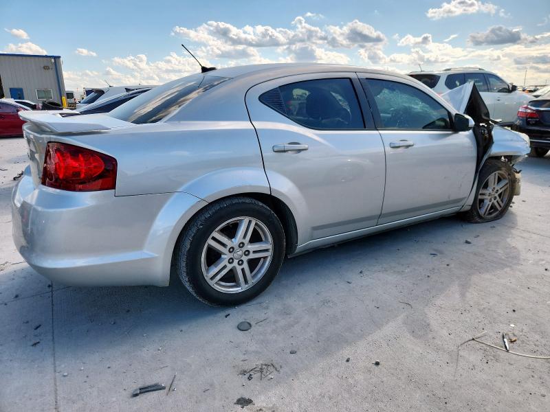 1C3CDZCB3CN224653 - 2012 DODGE AVENGER SXT SILVER photo 3