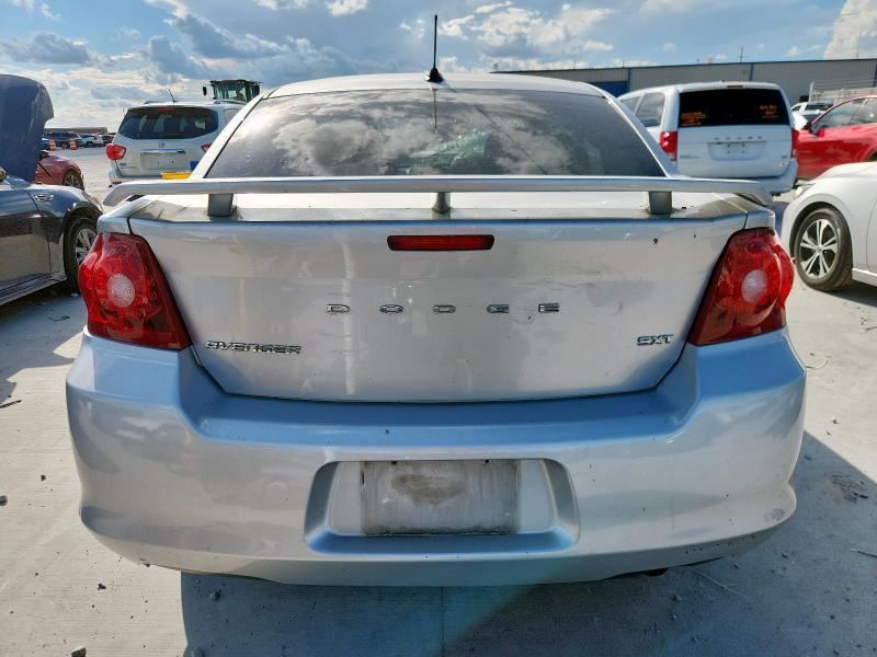 1C3CDZCB3CN224653 - 2012 DODGE AVENGER SXT SILVER photo 6