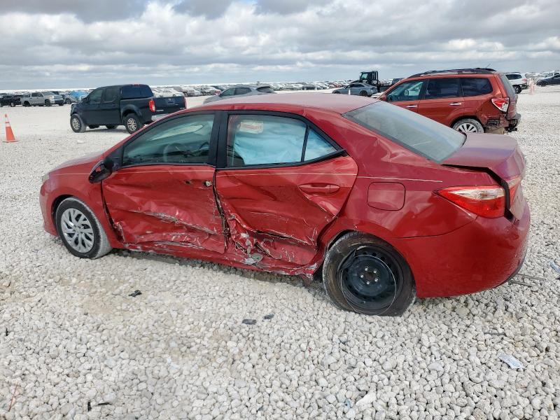 5YFBURHE7HP605801 - 2017 TOYOTA COROLLA L 红色 照片 2
