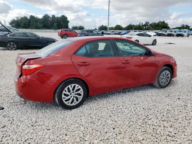 5YFBURHE7HP605801 - 2017 TOYOTA COROLLA L 红色 照片 3