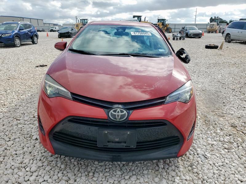 5YFBURHE7HP605801 - 2017 TOYOTA COROLLA L 红色 照片 5