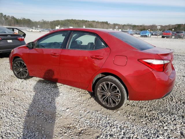 2T1BURHE3FC281209 - 2015 TOYOTA COROLLA L RED photo 2