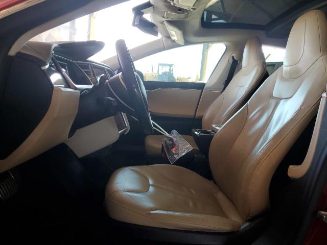 5YJSA1CP7DFP27034 - 2013 TESLA MODEL S Червоний фото 7